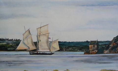 Cancalaise au pied Mt-St-Michel